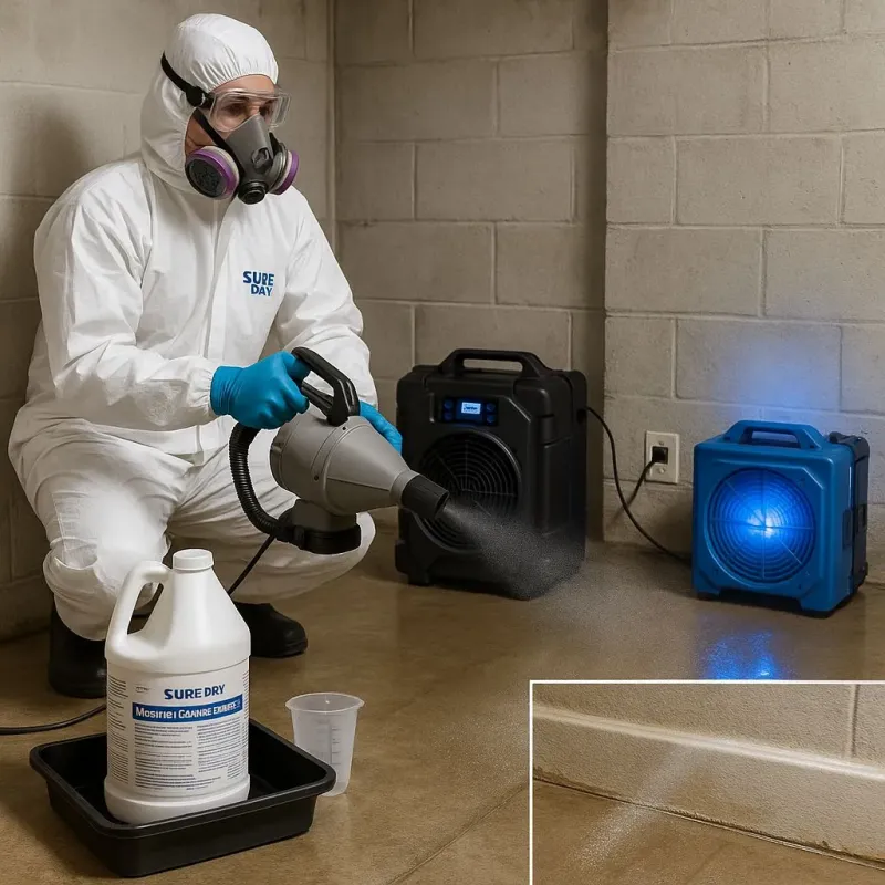 Sanitization and Odor Removal process in Lakeside Park, KY